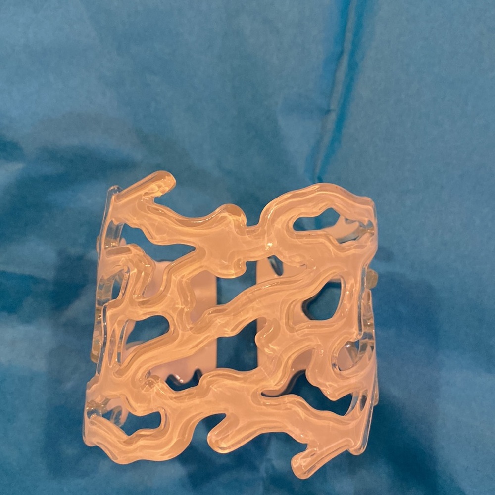 Plastic coral branched bracelet. New! - Picture 4 of 6